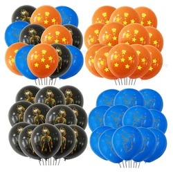 12Pcs Latex Ballon Dragon Ball Children Favor Birthday Scene Layout  DIY Party Decoration Inflate Helium Globos Party Supplies