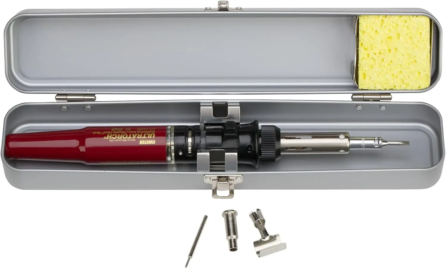

Cordless Soldering Iron, Butane Powered Flameless Heat Tool with Adjustable Temperature for Wire Connectors and Heat Shrink