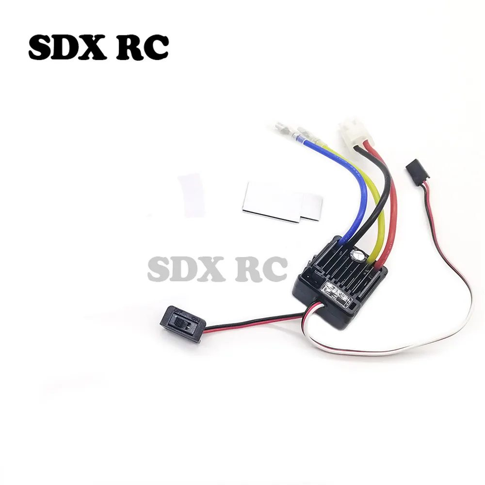 60A Brushed Waterproof ESC Electric Speed Control for 1/10 Tamiya Redcat HPI RC Car Motor Ship Model Spare Parts