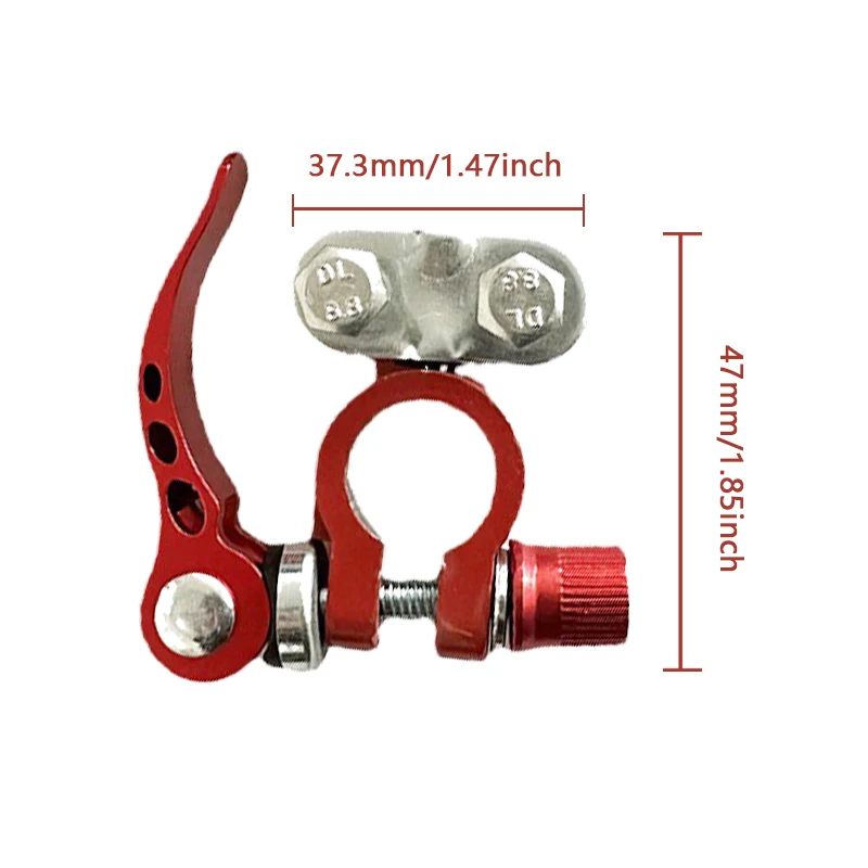 2Pcs Aluminum Alloy 2Pcs Battery Terminal High Quality Auto Parts Battery Top Joint Spot Tool Battery Clip Battery Clip Pincers