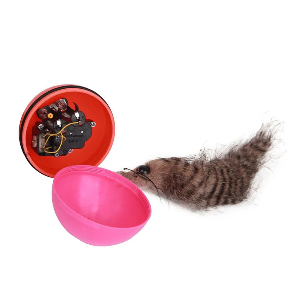 

Electric Beaver Ball Motorized Pet Play Rolling Ball Random Color for Cat Puppy Dog Interactive Chase Play