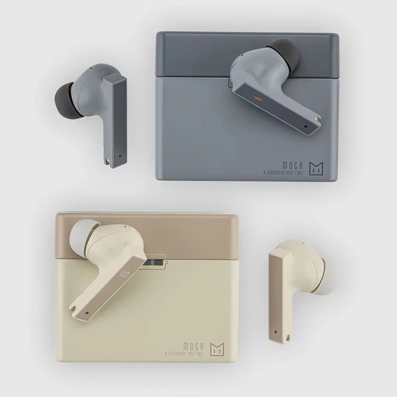 سماعات رأس MOONDROP داخل الأذن ، زمن استجابة منخفض ، استرداد تلقائي ، شحن لاسلكي ، تحكم في الجهير ، جودة صوت HiFi ، فرنك بلجيكي ، TWS