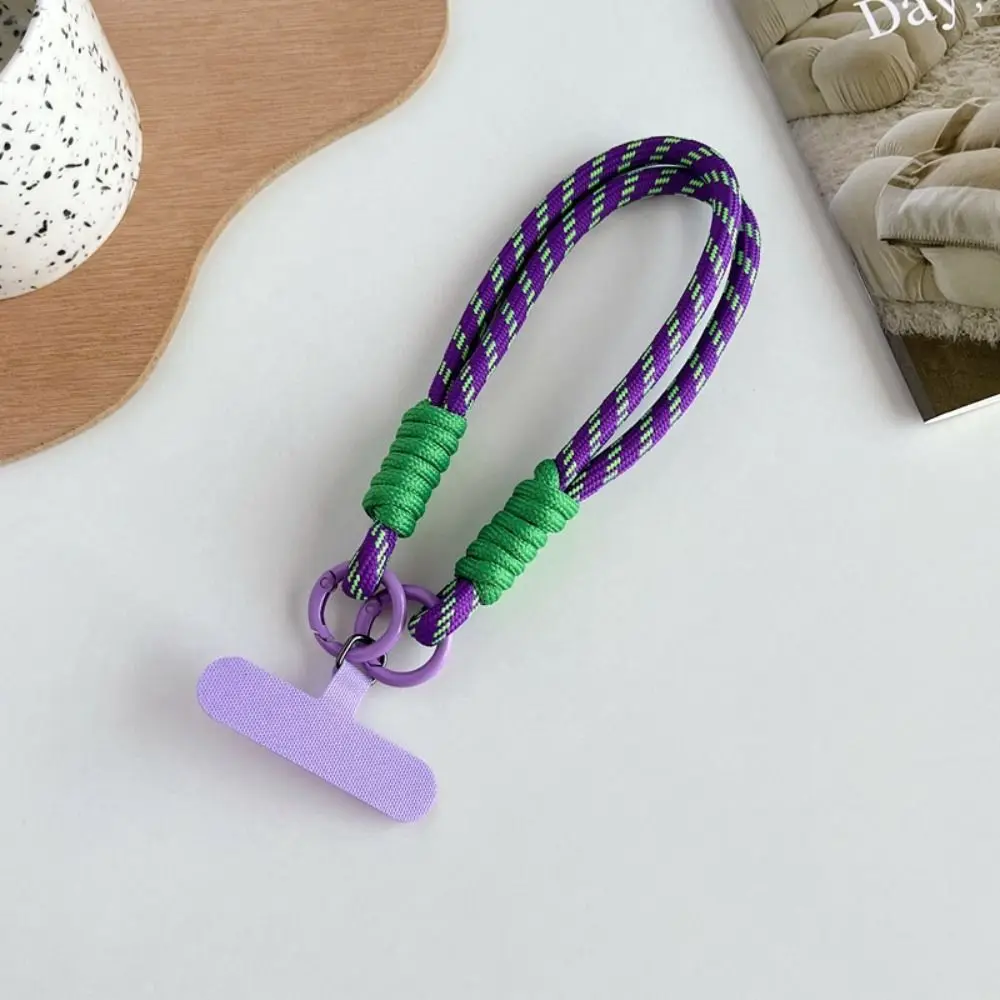 Lanière Anti-perte, chaîne à main, sangles de poignet pour téléphone, corde suspendue, couleurs acidulées, chaîne de téléphone portable