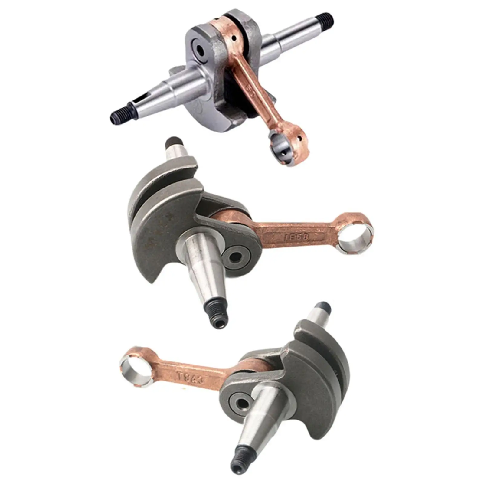 Untuk 52/58/60 Batang Penghubung Bagian Gergaji Mesin Rakitan Engkol Gergaji Bensin yang Mudah Digunakan