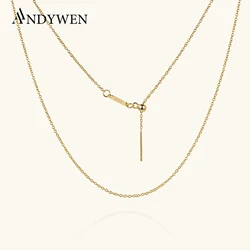 ANDYWEN 925 Sterling Silver 2022 Women Adjustable Resizable Necklace Jewelry Making Number Charm Animal Pendant Fine Jewelry