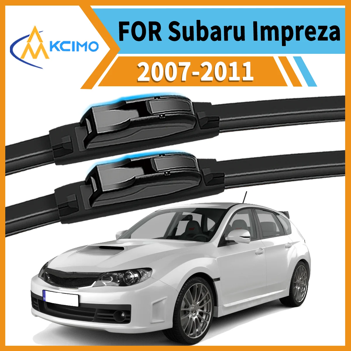

Clear Vision Rain or Shine 2PCS Front Wiper Blades for Subaru Impreza GE GH GR GV 2007-2011 All-Weather Durability Safe Driving