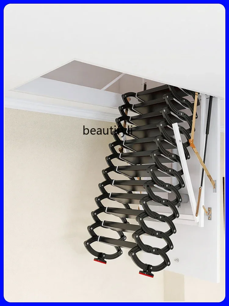 

newHousehold Retractable Staircase Electric Invisible Elevator Villa Apartment Multi-Functional Telescopic Ladderss1001