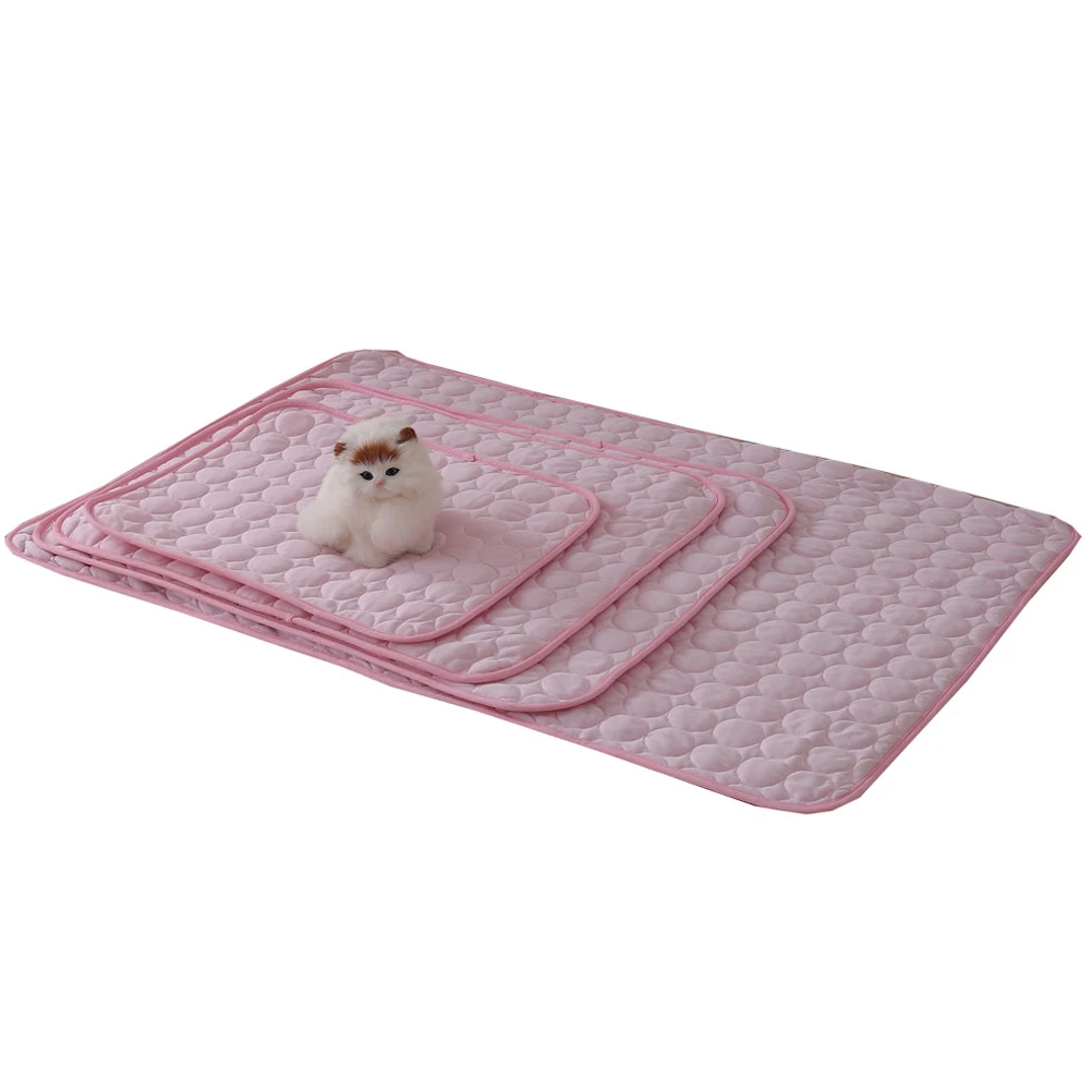 

Summer Mat Pet Cool Puppy Pad Cooling Bed Cat Dog Pads Portable Indoor for Dogs