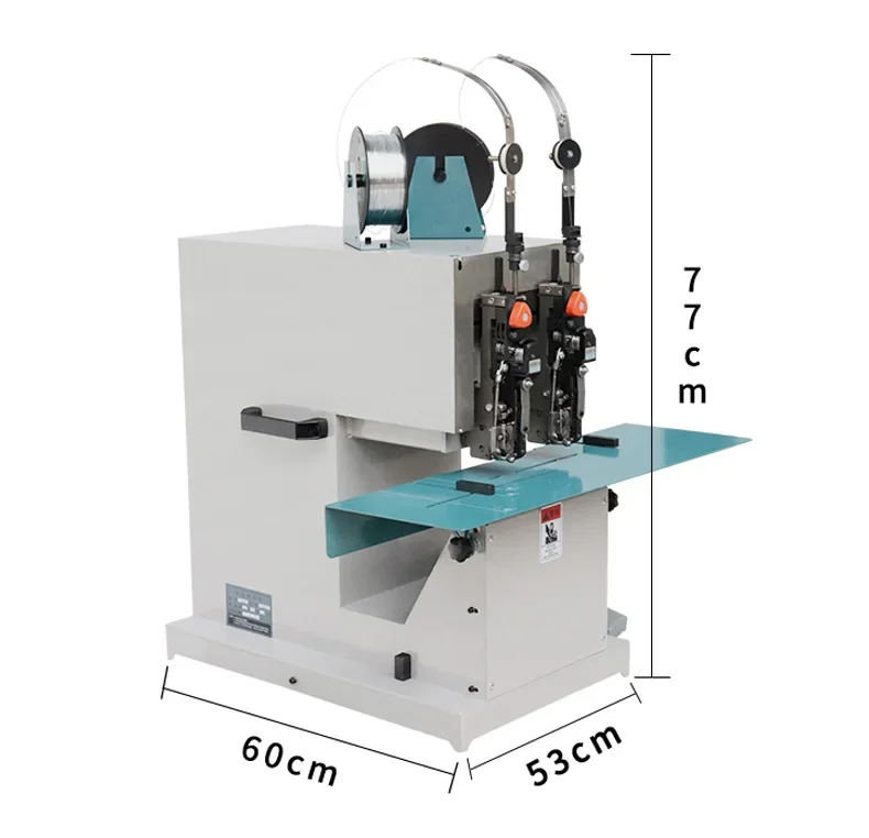 Double Head Saddle Stitcher Wire Binding Machine High Speed Saddle Binding Machine Stapler Folding machine