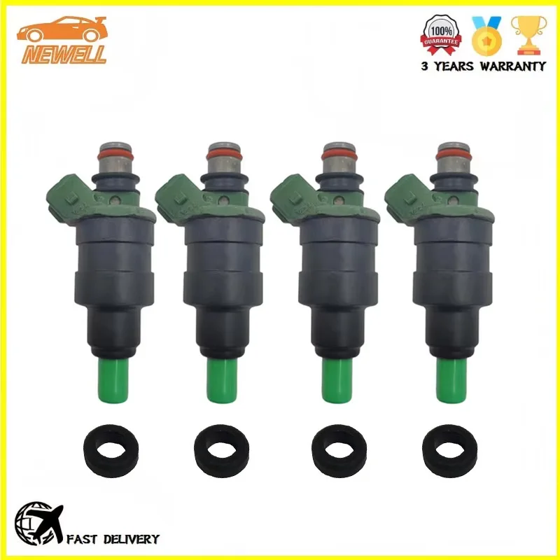 4Pcs 23250-70010 23209-70010 High Quality Fuel Injectors For TOYOTA JP COROLLA SUPRA MARK 2 CROWN 1.6L 4AELU 2.0L 1GEU