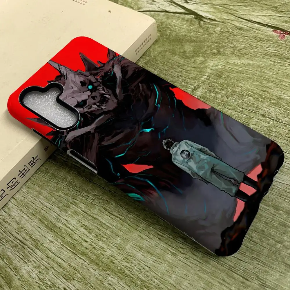 

K-Kaiju No.8 Phone Case for SamsungS25 Film Shell GalaxyS24Ultra 23plus S22 21 A56 36 26 16 Luxury Double layer Cover