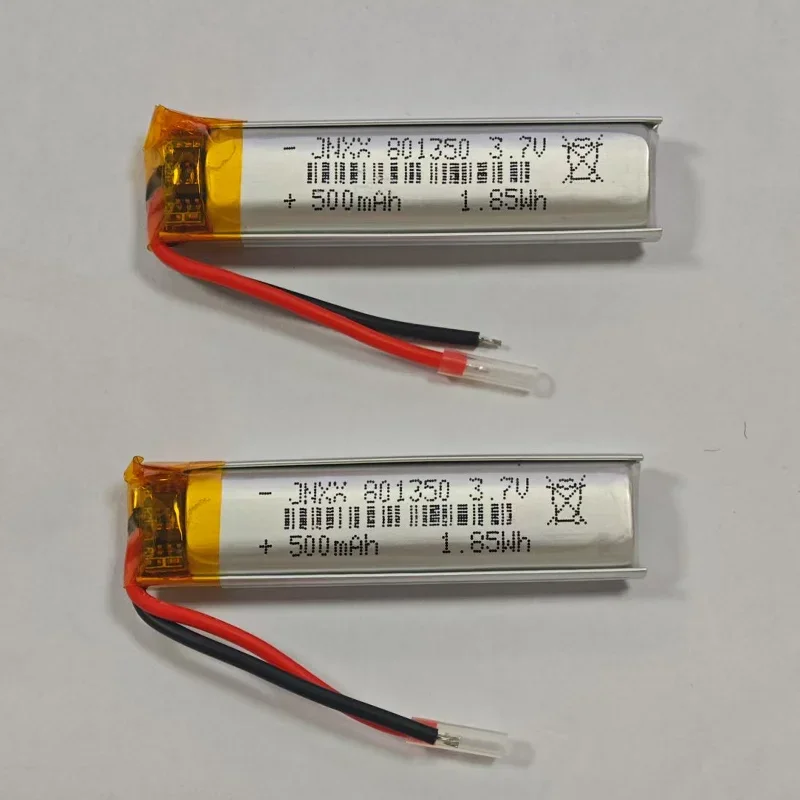 801350 3.7V 500mah Rechargeable Lithium Polymer Battery Protection Against Overcharge Bluetooth MP3 MP4 GPS DVD E-book