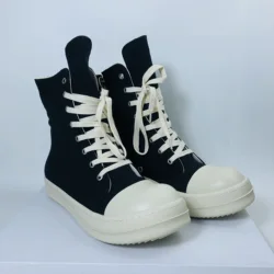 Men High Top Shoes Casual Women Canvas Sneakers Lace Up Zip Luxury High Street  Autumn Flats Designer Walking Shoes