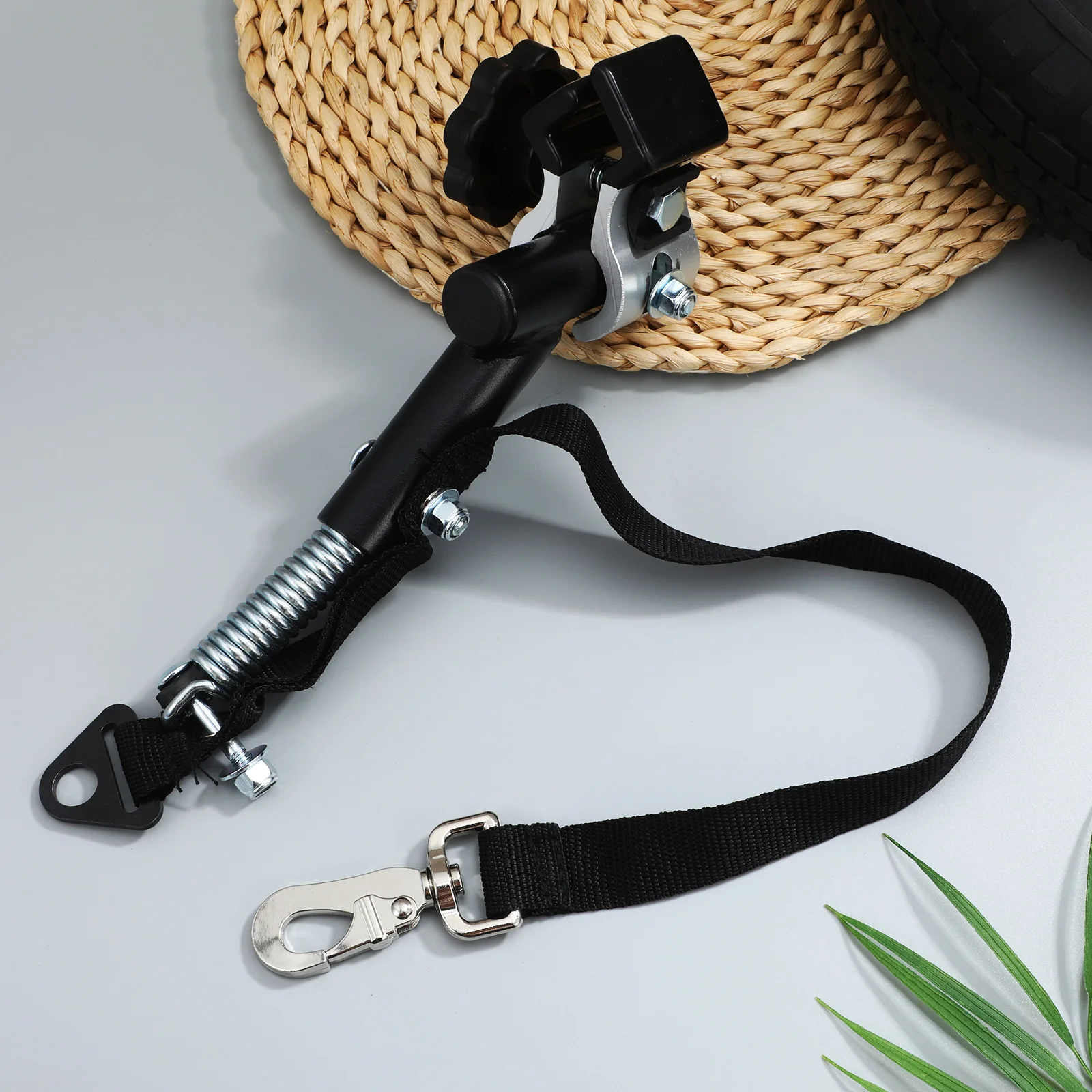 

Telephone Trailer Connector Detachable Metal Bicycle Hitch Linker Bike and Stroller Attachment