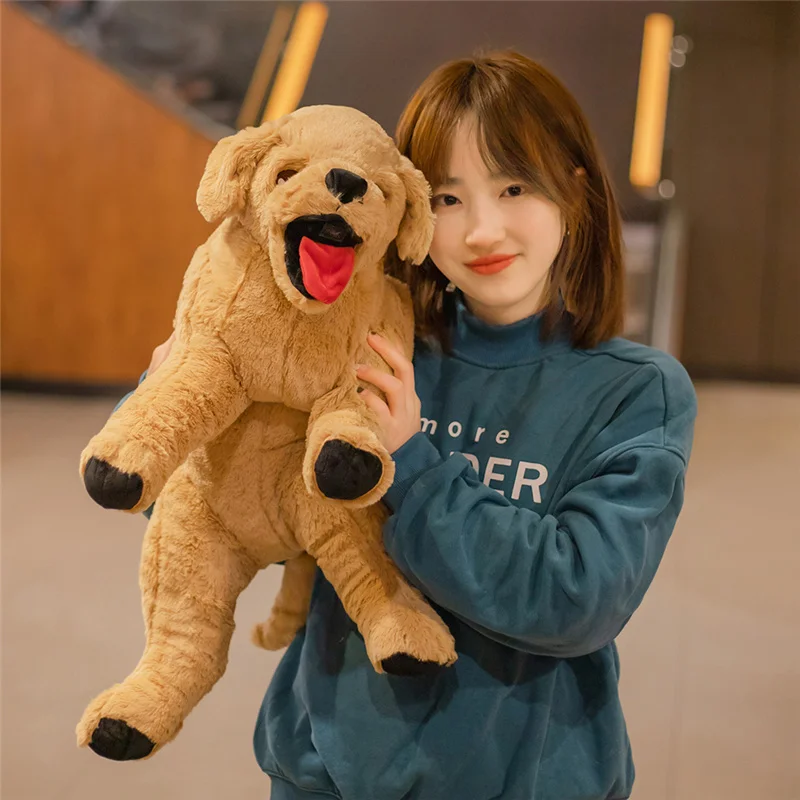 

1pc 40/70CM Simulation Labrador Dog Plush Toy Creative Realistic Animal Puppy Dolls Stuffed Soft Toys Birthday GIFT