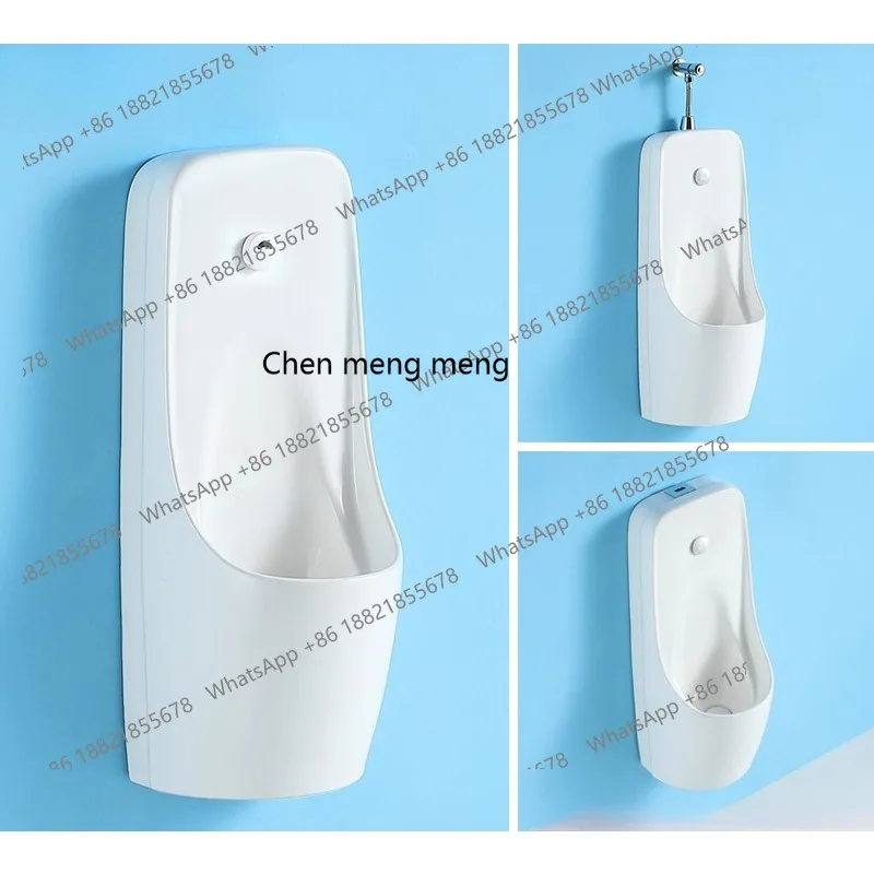 

Ultra-thin integrated ceramic urinal wall-mounted wave sensor, household