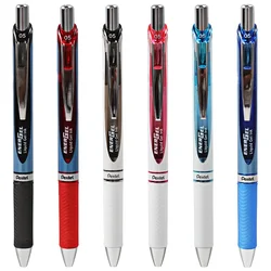 6pcs Pentel BLN75 EnerGel Series Quick-drying Gel Ink Pens 0.5mm Needle-Point Press Type Neutral Pen Smooth Writing Supplies