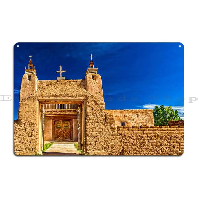 San Jose De Gracia Church Metal Signs Wall Decor Wall Decor Living Room Design Garage Tin Sign Poster