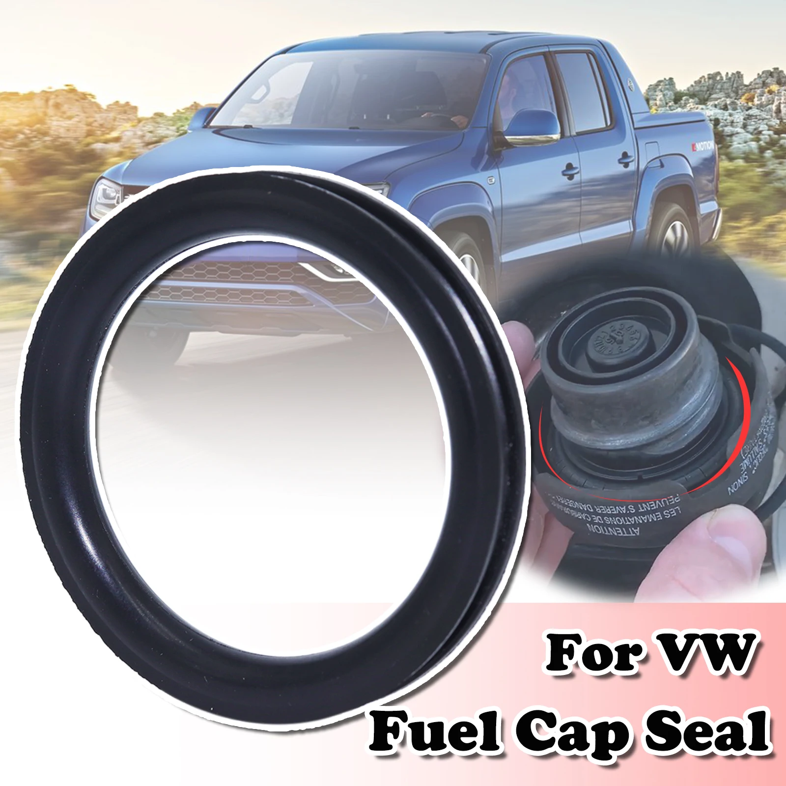 

Tank Cap Seal For VW Amarok Ameo Arteon Beetle Crafter Caddy Fuel Tank Filler Neck Repair V Shape O-ring Rubber Gasket Washer