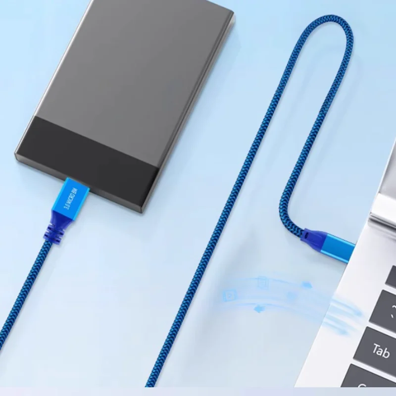 Micro B to USB C, 3.3FT USB 3.0 Cable External Hard Drive Cord Compatible with Seagate, WD Toshiba, MacBook Pro/Air, iPad,