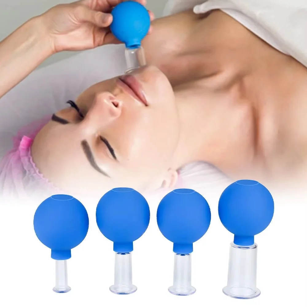 

Rubber Massage Body Cups Vacuum Cupping Glasses Face Skin Lifting Body Glass Cupping Anti Cellulite Chinese Cupping