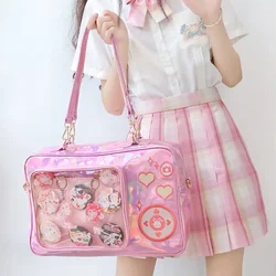 3way Ita Bag High-capacity Transparent Backpacks Women 2024 Lolita Bag JK Uniform Shoulder Bag Display Crossbody Bag Bolsa