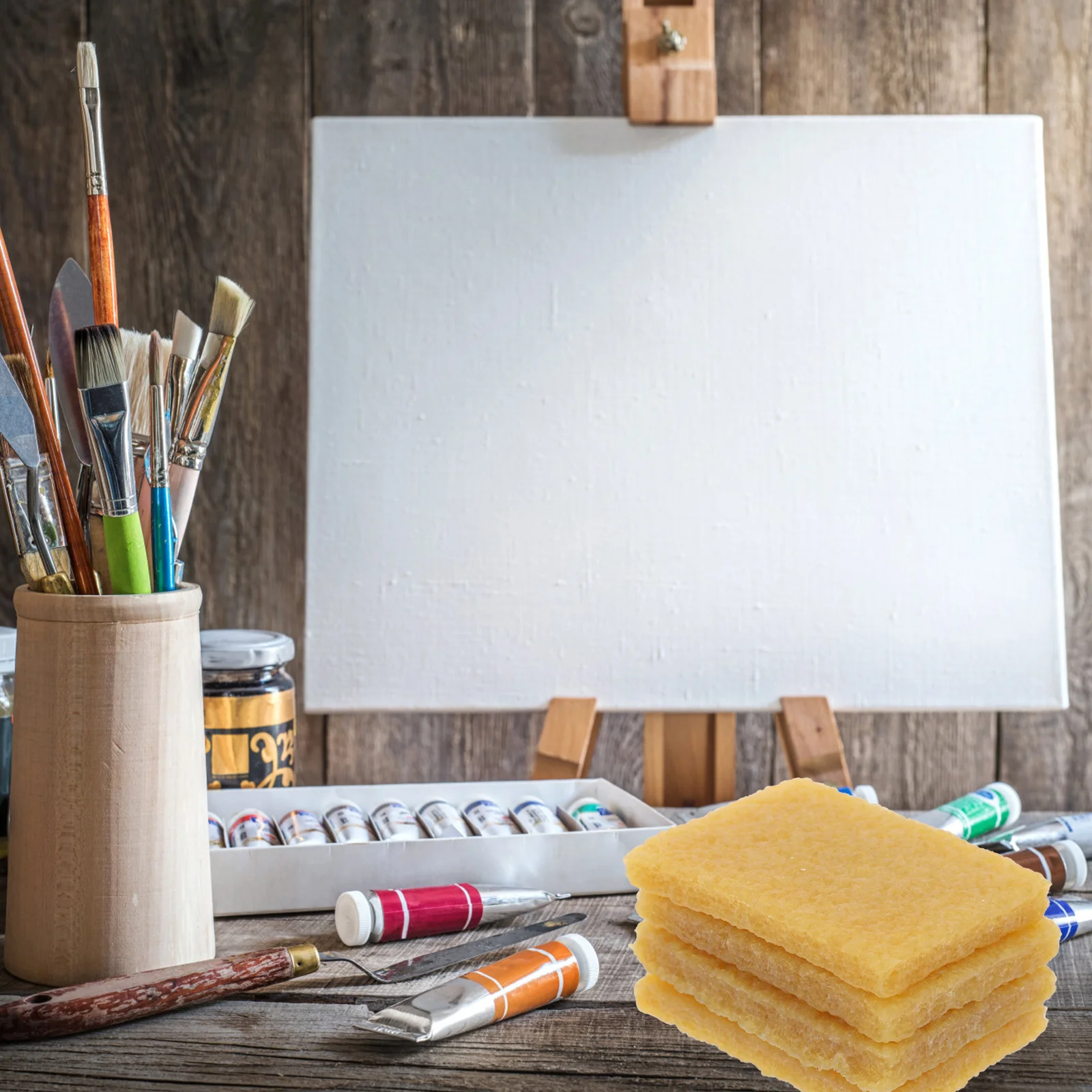 

4pcs Watercolor Blank Glue Remover Natural Cleaning Tool Portable Adhesive Eraser For Paint Residue Skateboard