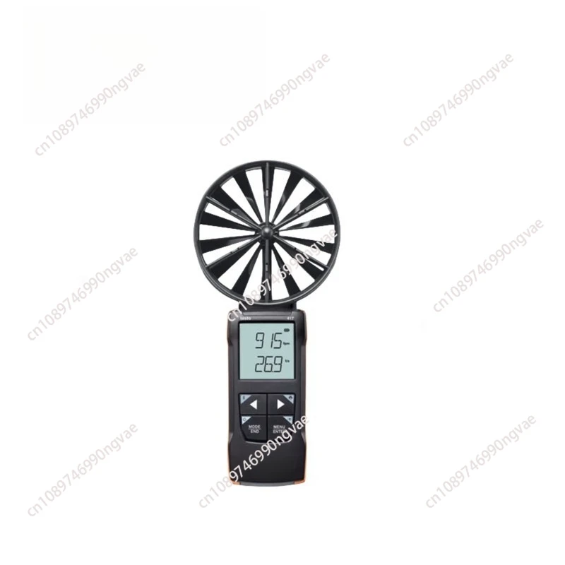 Testo 417 KIT 1 Digital 100 Mm Vane Anemometer App Connection With Measurement Funnels 0563 1417