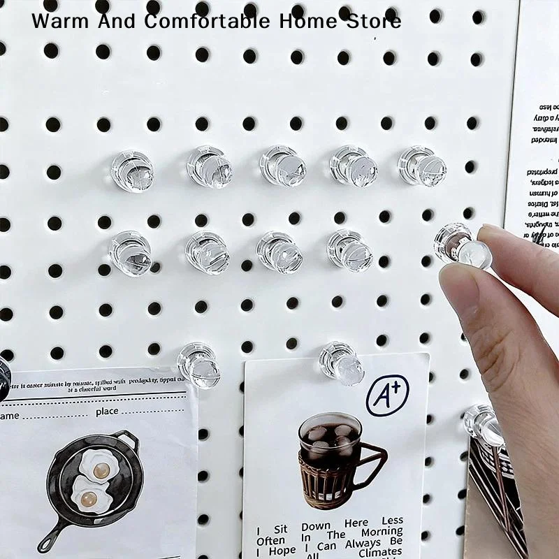 【W】Strong Neodymium Noticeboard Pin Magnets Fridge DIY Whiteboard Uses In Office Advertising Education And Other Pur 10pcs