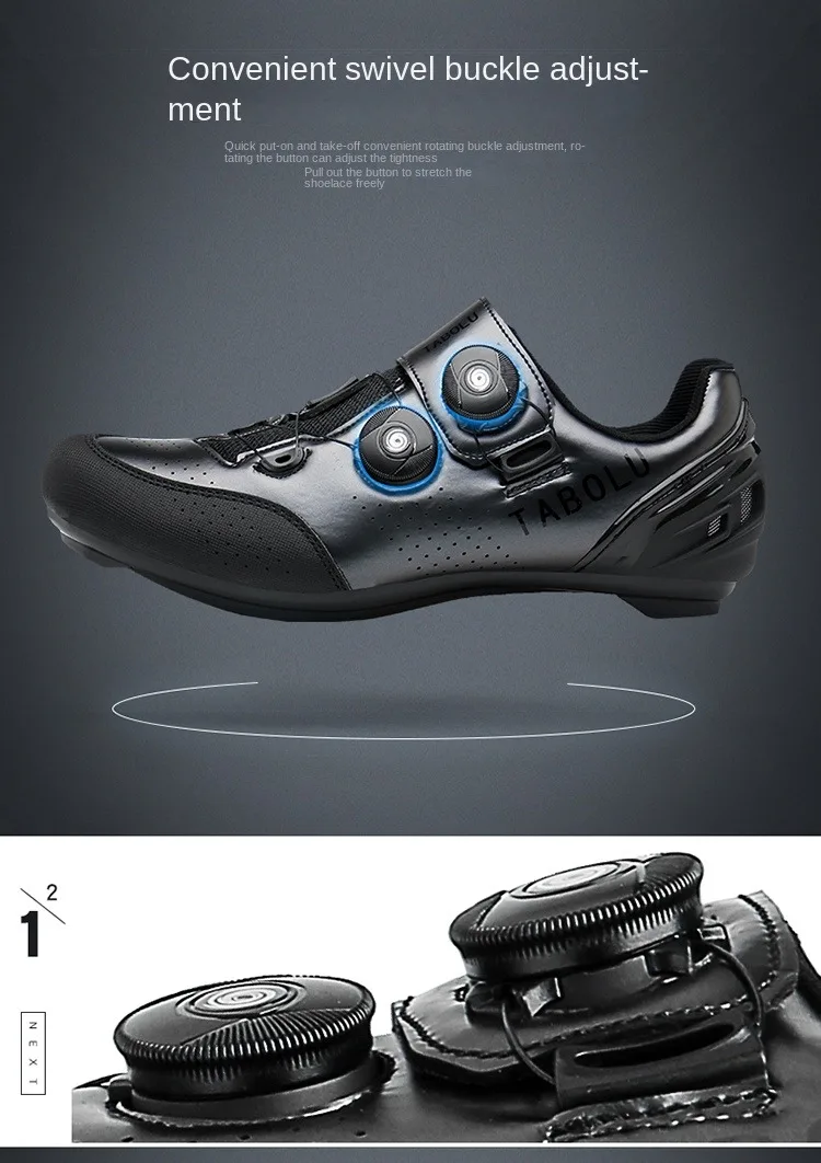 Fahrradschuhe, Atmungsaktive MTB-Schuhe für Herren und Damen, Rennrad-Sportschuhe, Flache Schuhe, Rennrad- und Mountainbike-Pedalschuhe – Detail 6
