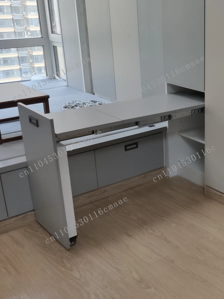 NEW Concealed Telescopic Table Slide Rail, Flat Push Folding Pull Rail, Connecting Rail Accessories