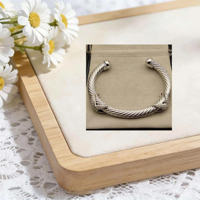 

Высококачественный классический металлический браслет-сердце 7 мм для повседневной носки, коллекция 2026 года