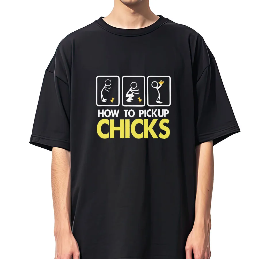 Novel How to Pick Up Chicks Essential Classic Tshirt Men Women Unisex T-shirt Cotton Tees T Shirt Y2K Clothing