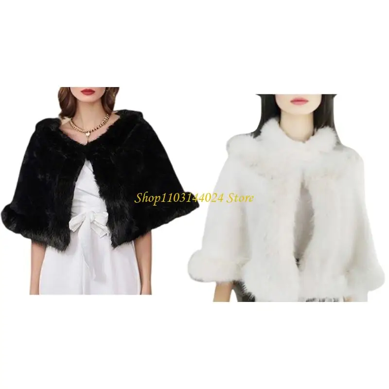 

N5KE Cozy Warmth Winter Furry Scarf Black Premium Faux Hair Design Portable Foldable For Travel Daily Commute