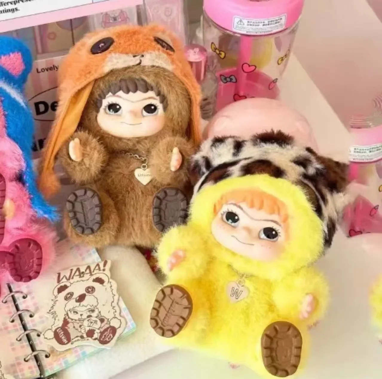 

WAKUKU Blind Box Plush Doll Trendy Party Series Bag Pendant Plush Blind Box Cotton Doll Creative Keychain