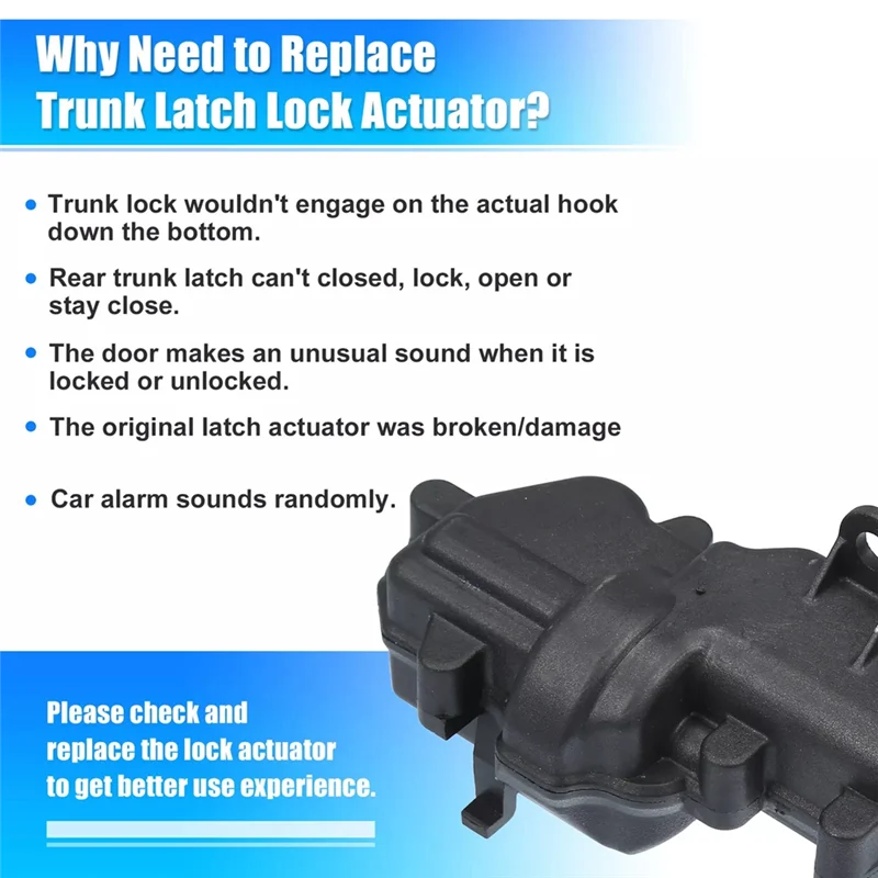 

Привод замка задней двери автомобиля 5017678AA 746-258 для Dodge Grand Caravan Chrysler Town Voyager Base 2001-2007, защелка багажника-ABQF