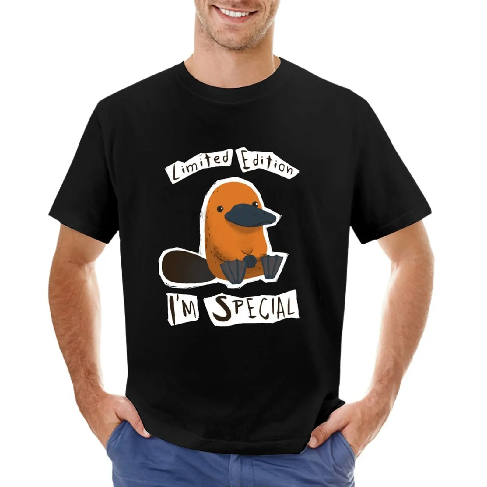 Limited edition Platypus - Cute Weird Animal - Motivational Quote T-Shirt graphic t shirt vintage t shirt for men