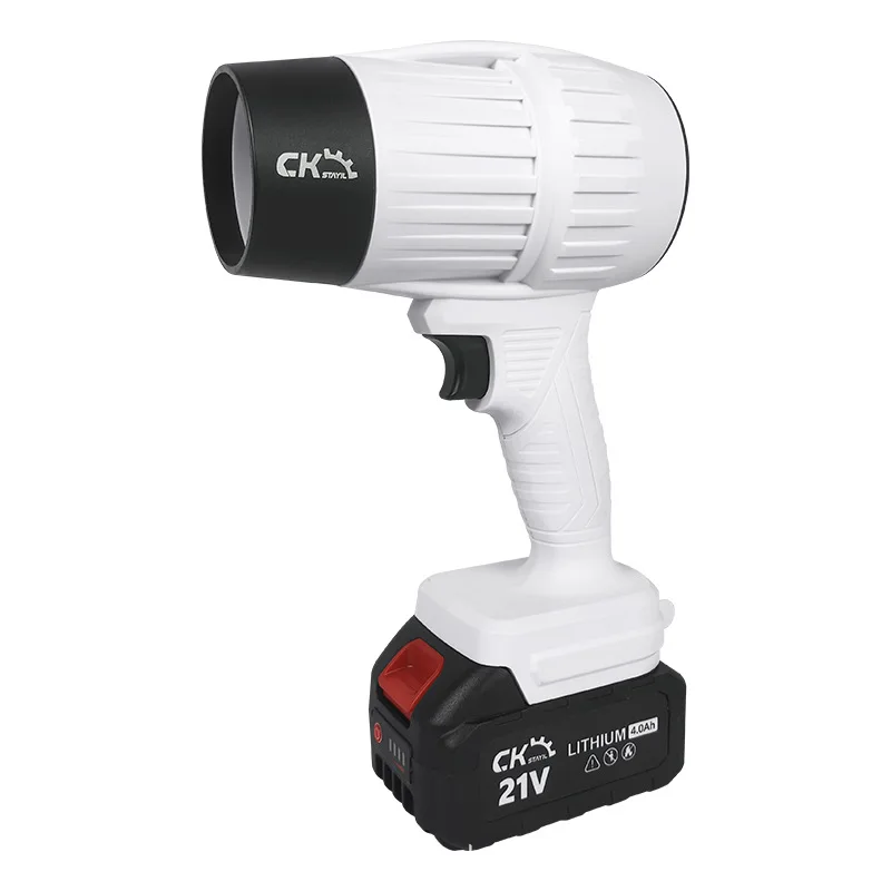 

Мощный турбинный вентилятор с литиевой батареей, портативный уличный вентилятор, промышленный пистолет для удаления пыли