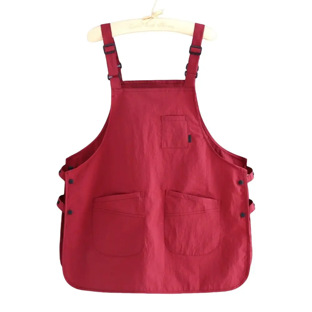 New Japanese Style Catering Workwear Apron Waterproof Household Working Overalls Stain Resistant Work Clothes for Cafe Barber