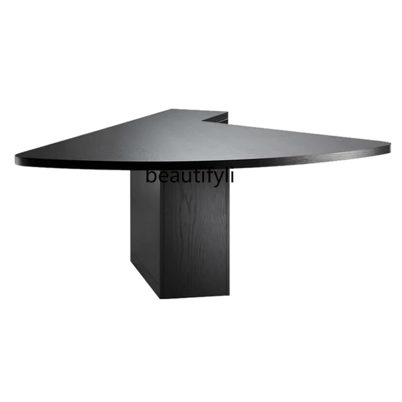 

Simple Modern Paint Office Boss Desk Integrated Light Luxury Office Desk for Boss Corner Desktop Computer Desk