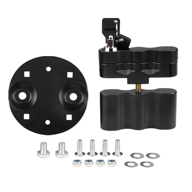 

Precisionn Mount Lock With Keys Locking Pack Mount For Rotopax LOX-PM Fuel Pack Or Storage Box And Water Pack Gas Can Mounts