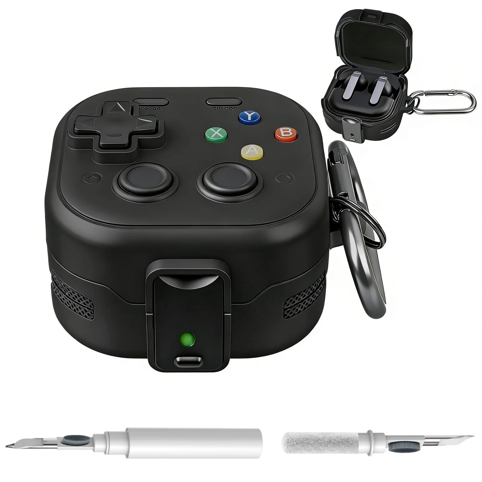 Für Samsung Galaxy Buds 4 Pro /Buds 4 Silikonhülle, lustiges Cartoon-Spiel-Design, Cover mit Reinigungsset für Samsung Galaxy Buds 4 – Detail 10