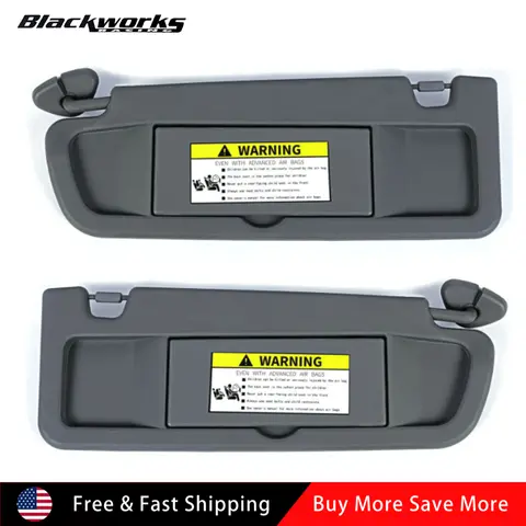 83280-SNA-A01ZA 83230-SNA-A01ZA Par de viseras de sol gris oscuro para viseras Honda Civic 2006-2011 Juego de viseras izquierda y derecha