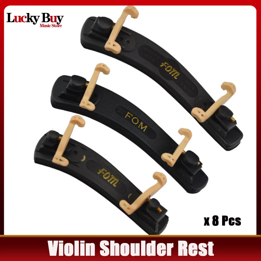 

8pcs FOM Series Violin Double Side Adjustabale Shoulder Rest for 1/2 1/4 1/10 1/8 1/16 4/4 3/4 Violin Fiddle