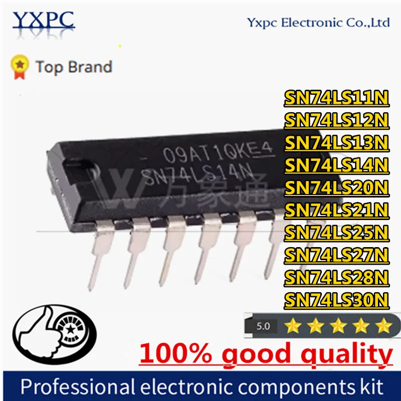 10pcs SN74LS11N SN74LS12N SN74LS13N SN74LS14N SN74LS20N SN74LS21N SN74LS25N SN74LS27N SN74LS28N SN74LS30N DIP Chips IC