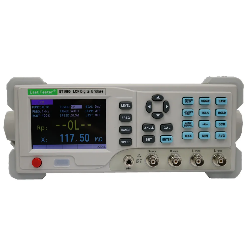 Medidor Digital LCR East Tester ET4410, medición de precisión 0.1%, 100Hz ~ 100KHz