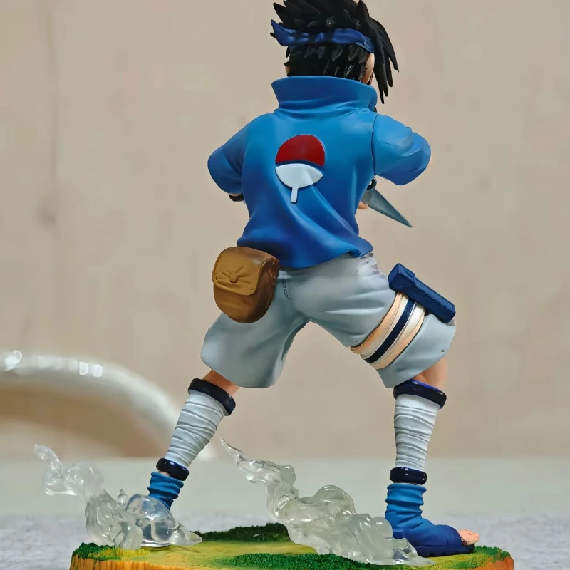 14 cm Nieuwe NARUTO Anime Figuur Uchiha Sasuke Periferie PVC Leuke Model Standbeeld Desktop Decoratieve Ornamenten Kinderen Verjaardagscadeautjes Speelgoed