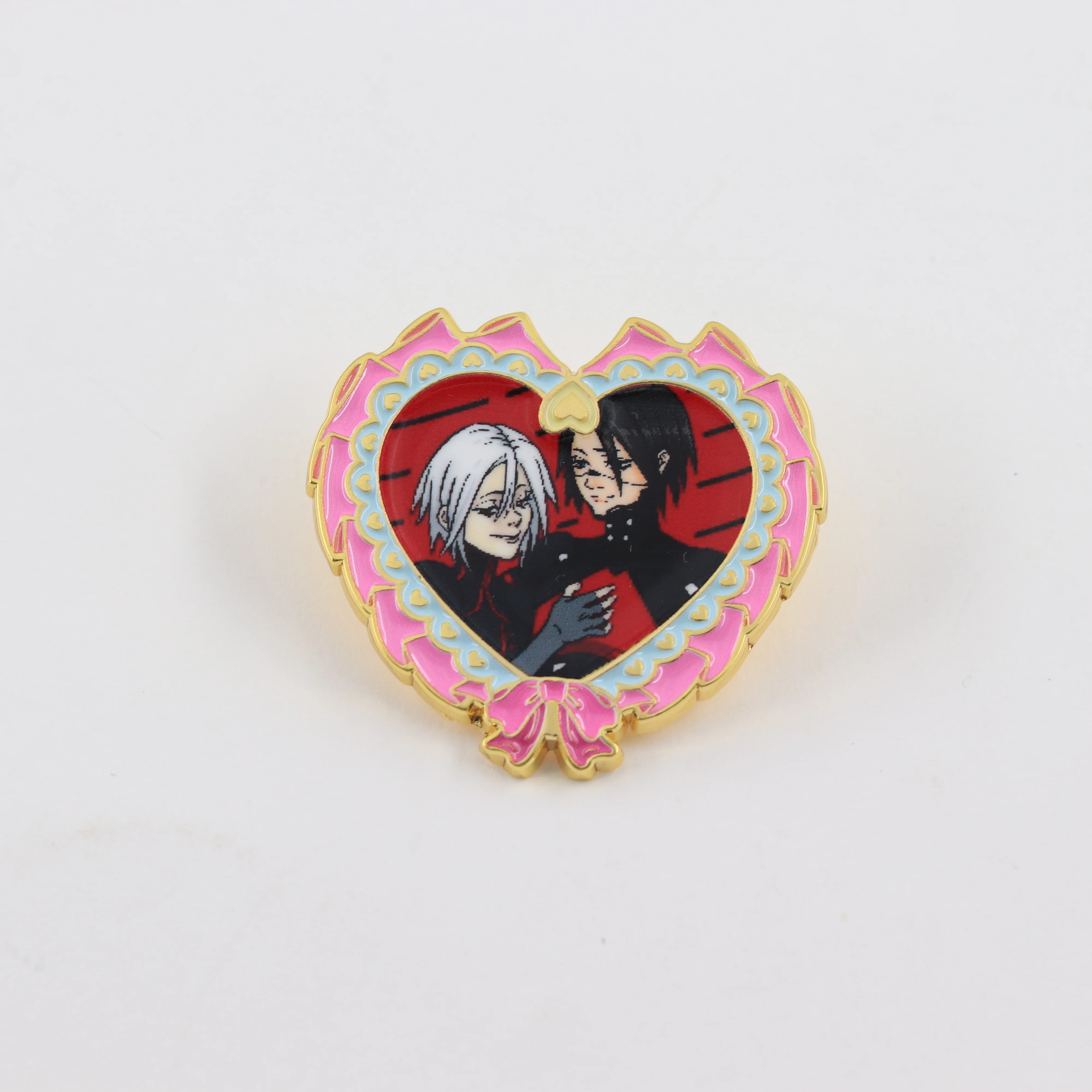 Signalis Game Elster Ariane Heart Emaille-Pin Paar Survival Horror Niedlich BL Gothic Yaoi Mädchen Liebhaber Brosche Anstecknadel Geschenk Accessoire – Detail 10