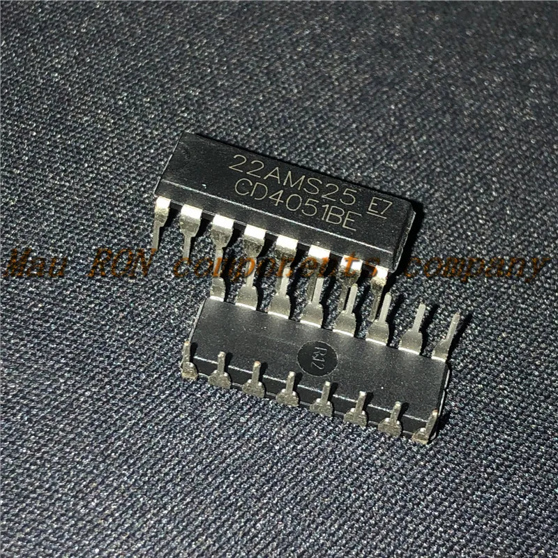 10PCS/LOT CD4051BE CD4051 DIP16 DIP-16  New original  In Stock