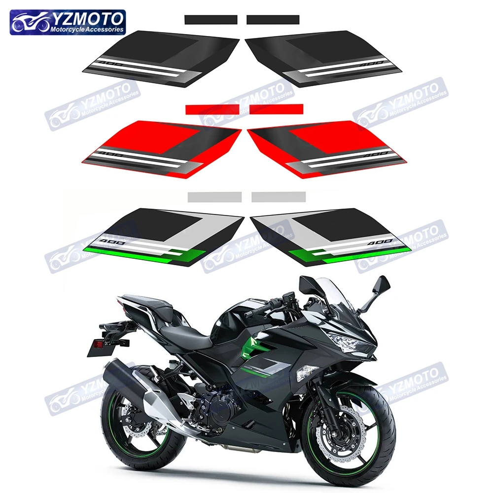 

Мотоциклетная наклейка для Kawasaki Ninja400 EX400, обтекатель для кузова гонок, наклейка на топливный бак, логотип двигателя, наклейки на лобовое стекло, шлем